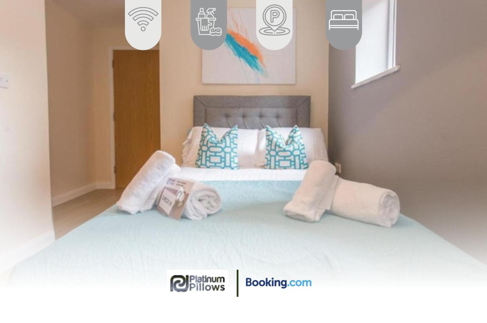 Modern Oxford 2 Bedroom Apartments, Near Headington Hospital, Families & Contractor Accommodation With Parking Exteriör bild