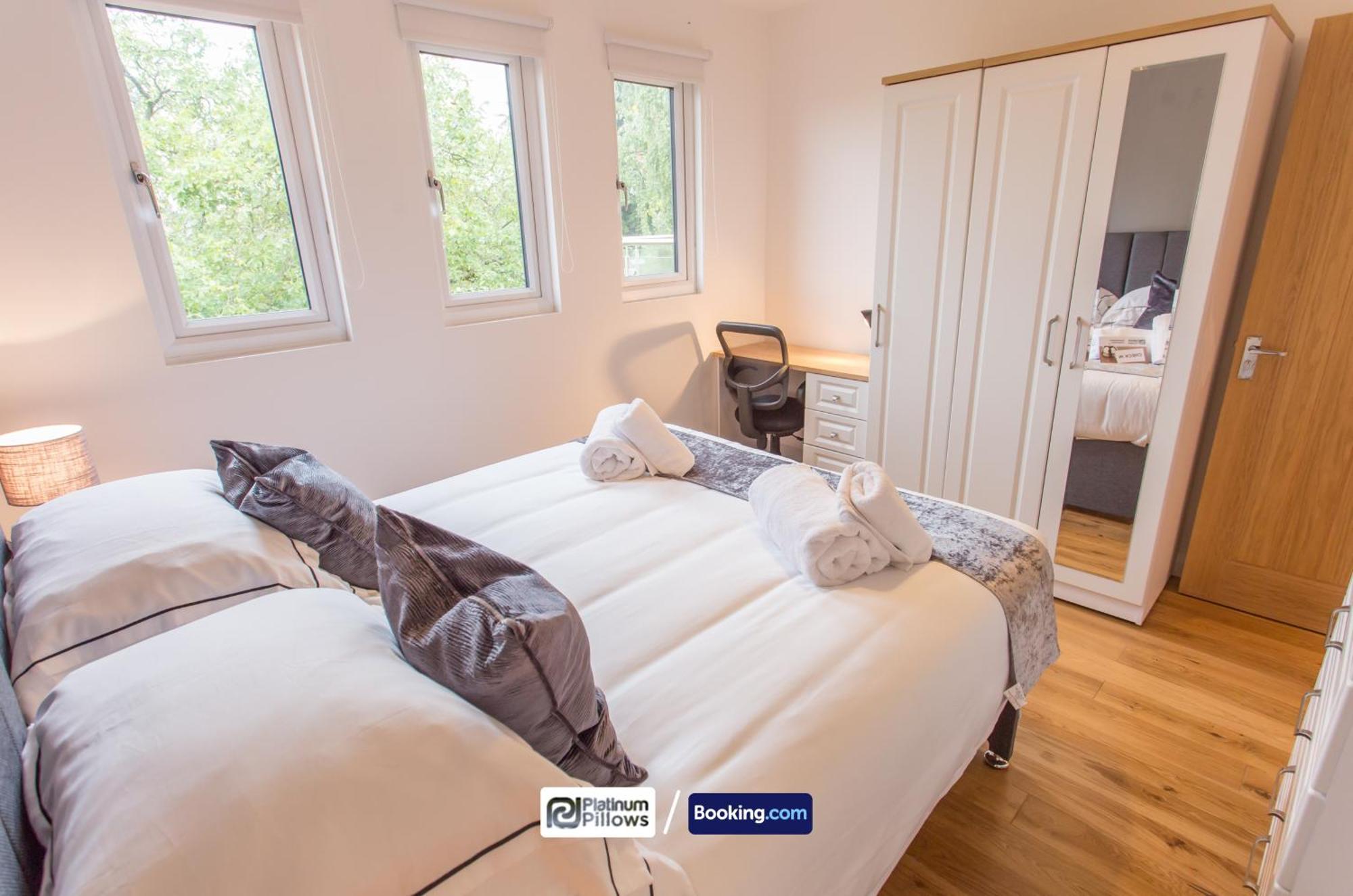 Modern Oxford 2 Bedroom Apartments, Near Headington Hospital, Families & Contractor Accommodation With Parking Exteriör bild